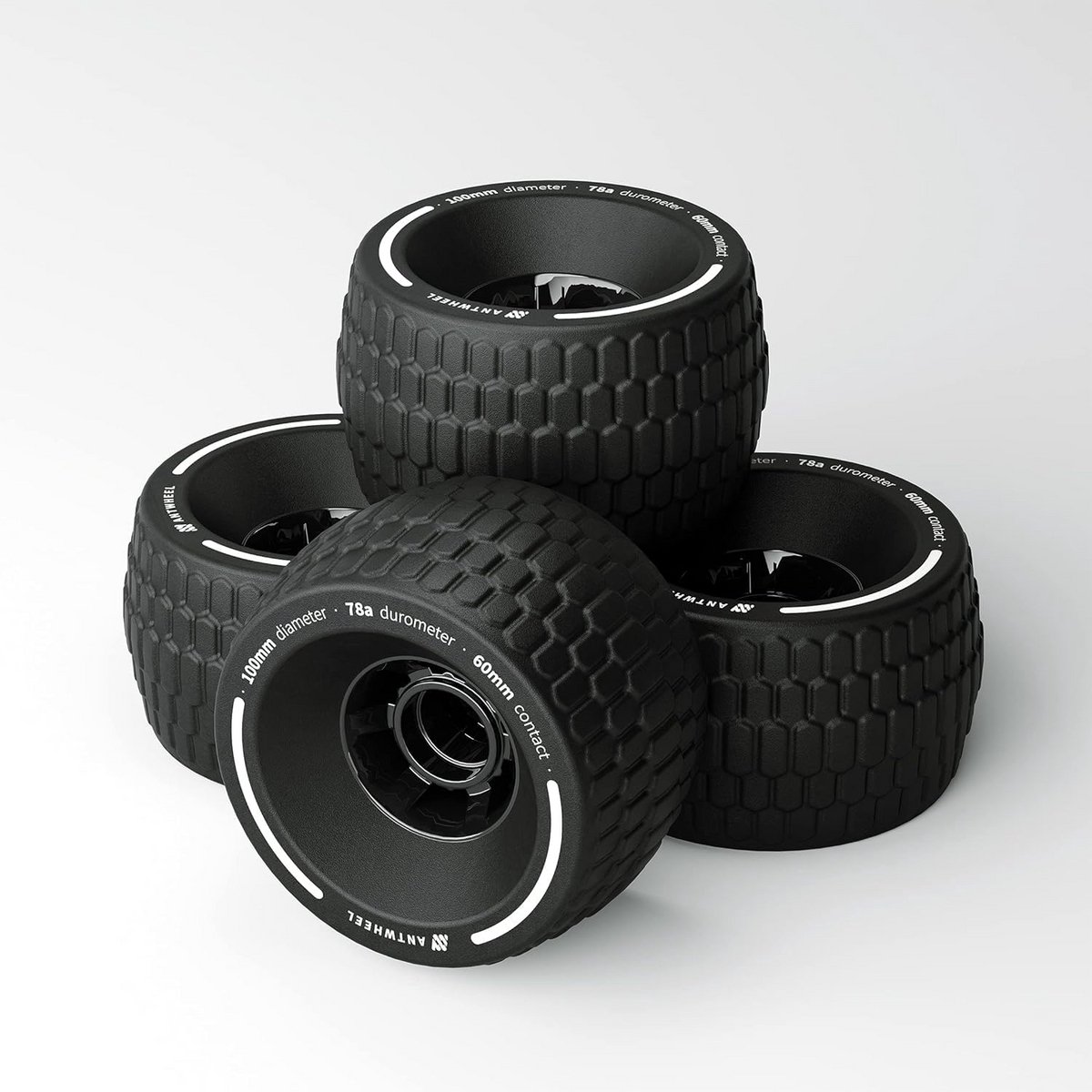 Longboard Wielen Skateboard Wielen All-Terrain Rijden Hoge Rebound Urethaan 100mm