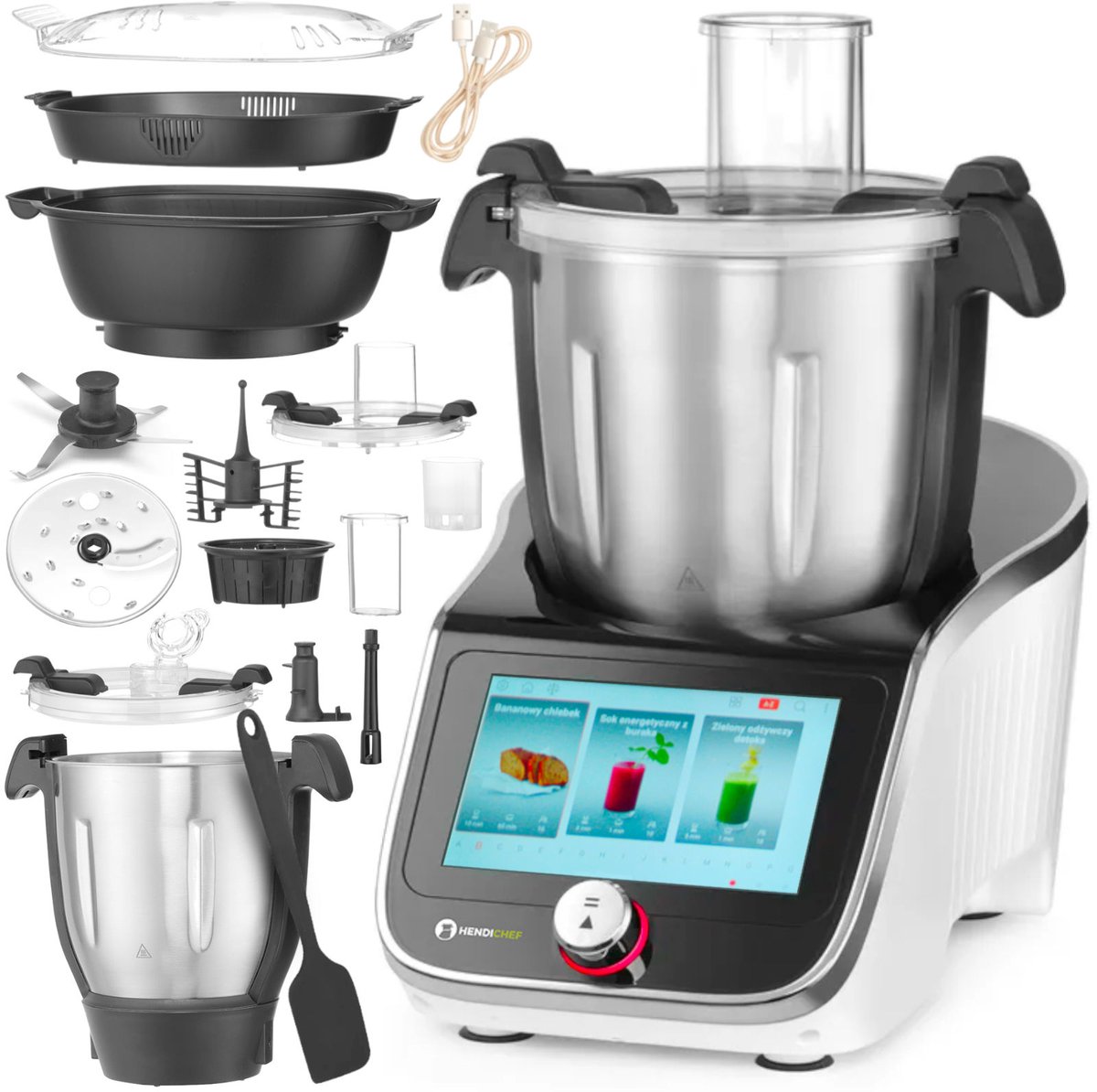 Hendi HendiChef IPC - Keukenmachine - 20 Functies - 4,5L - 1400W