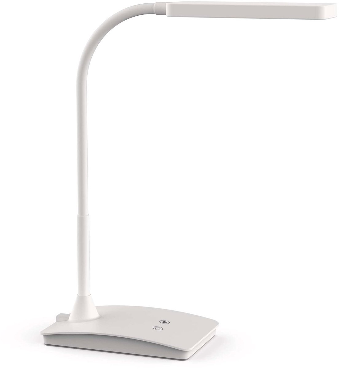 Maul MAULpearly Bureaulamp - LED - Wit - Dimbaar - Verstelbare Lampkop - Touchscreen - 3 Lichtstanden - Tafellamp