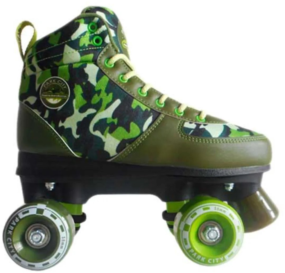 Park City Hanny Camouflage Rolschaatsen Kinderen Groen