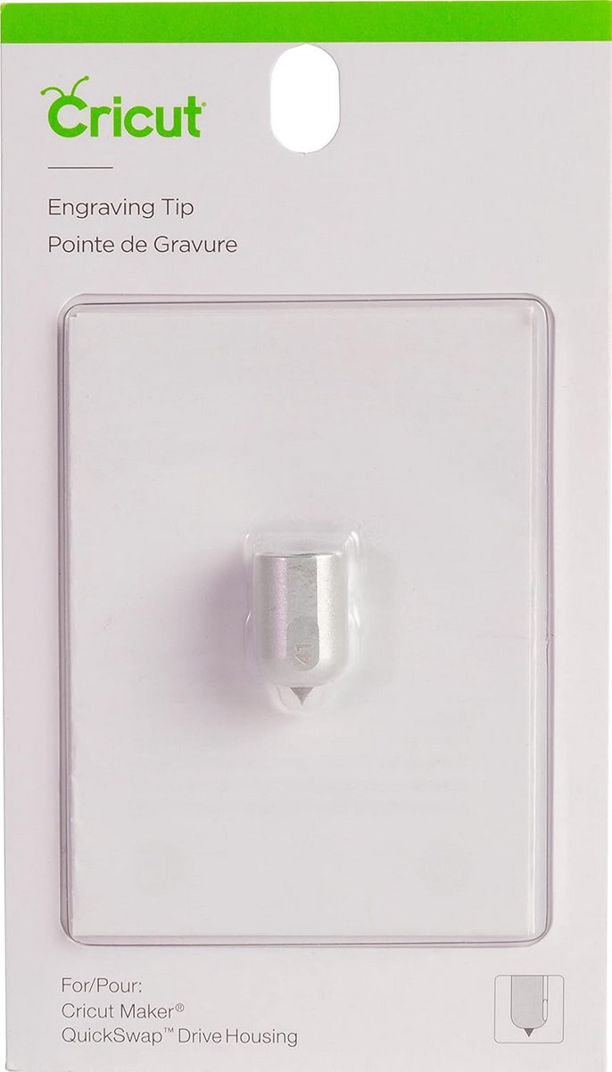 Graveer Tip - Ontwerp Tool - Materiaal Personaliseren - Permanente Ontwerpen - 762 x 178 cm - Zilver