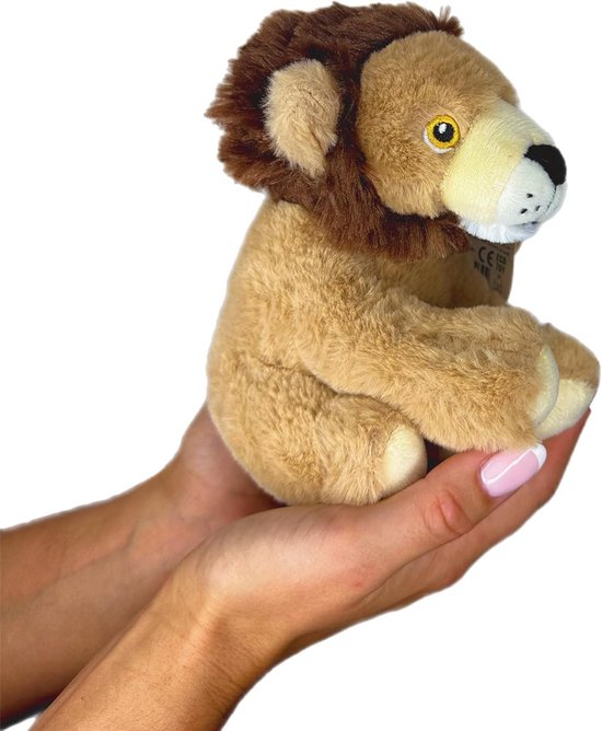 Zachte Eco Pluche Leeuw Knuffel 15cm - Duurzaam Kinder Speelgoed van Merkloos — afbeelding 4