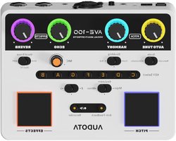 Vocal Processor - Zang Effecten - Muziek Opnemen - AI Tonaliteitsherkenning - 14 x 11 cm - Zwart