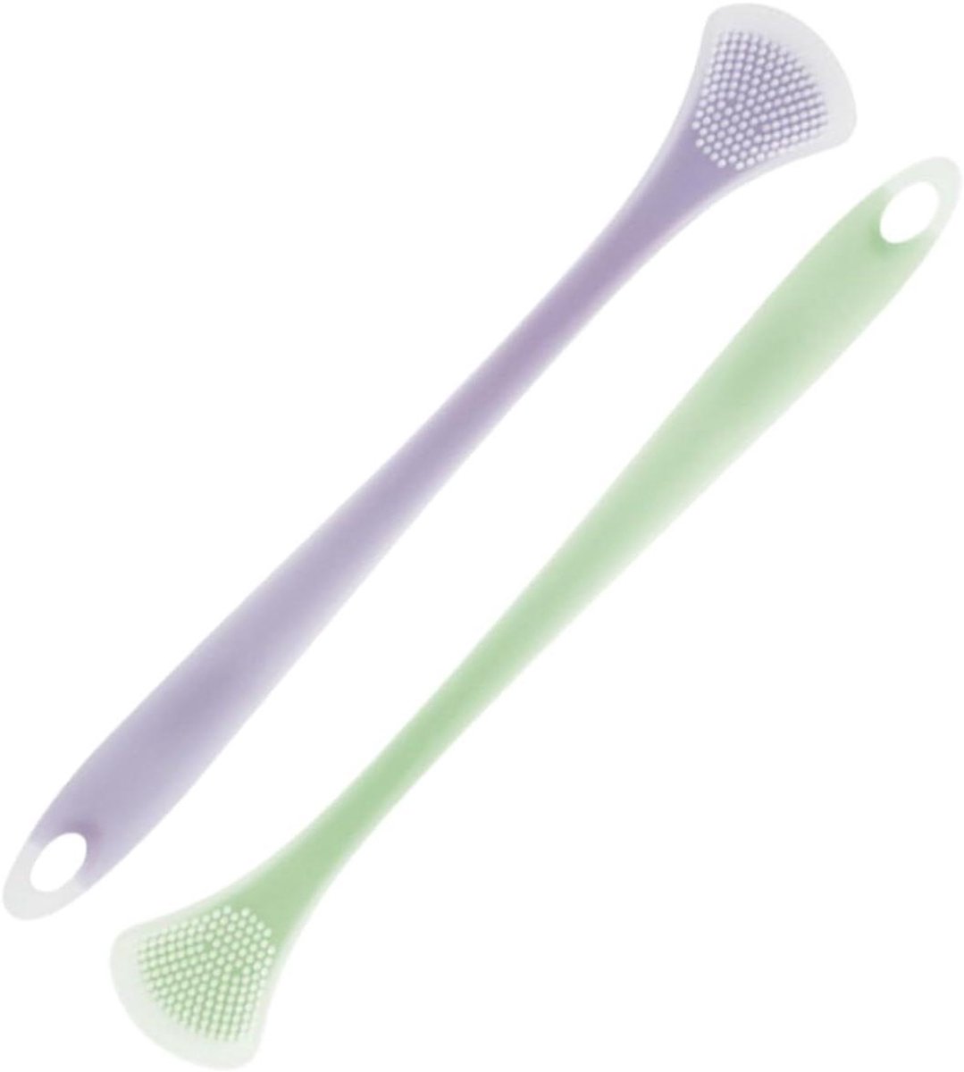 Tongschrapers Set - Tongreinigers Mondverzorging - Verfris Adem - Ergonomisch Ontwerp - 2 Stuks - Diverse Kleuren