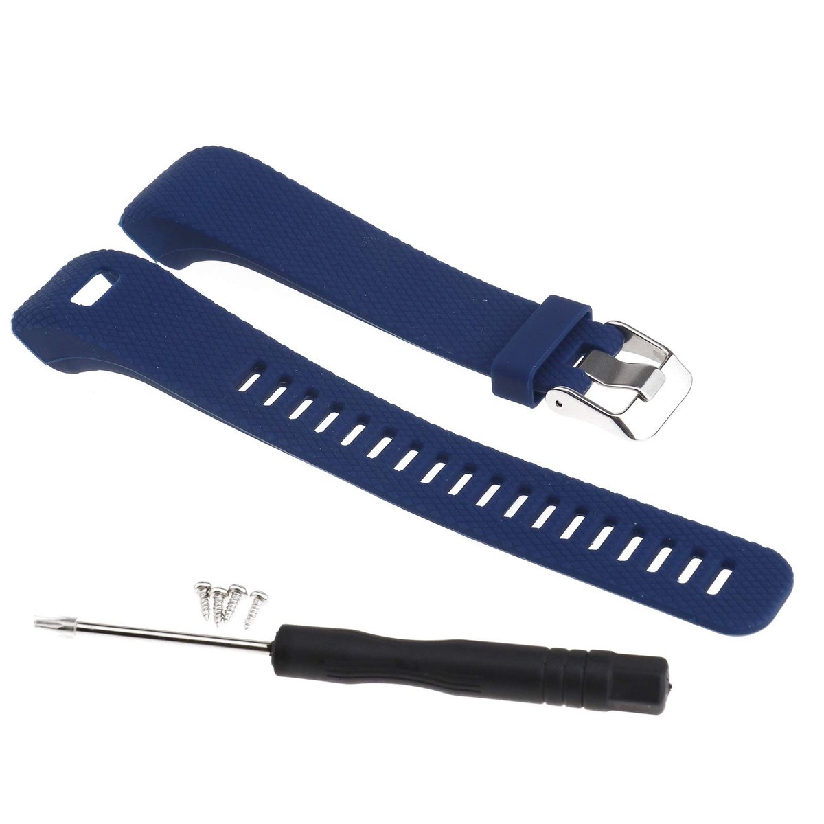 Byshayne - Horlogeband - Sportband - Comfortabel en verstelbaar - Siliconen - Vervangband - Geschikt voor Garmin Vivosmart HR+ en Approach X10/X40