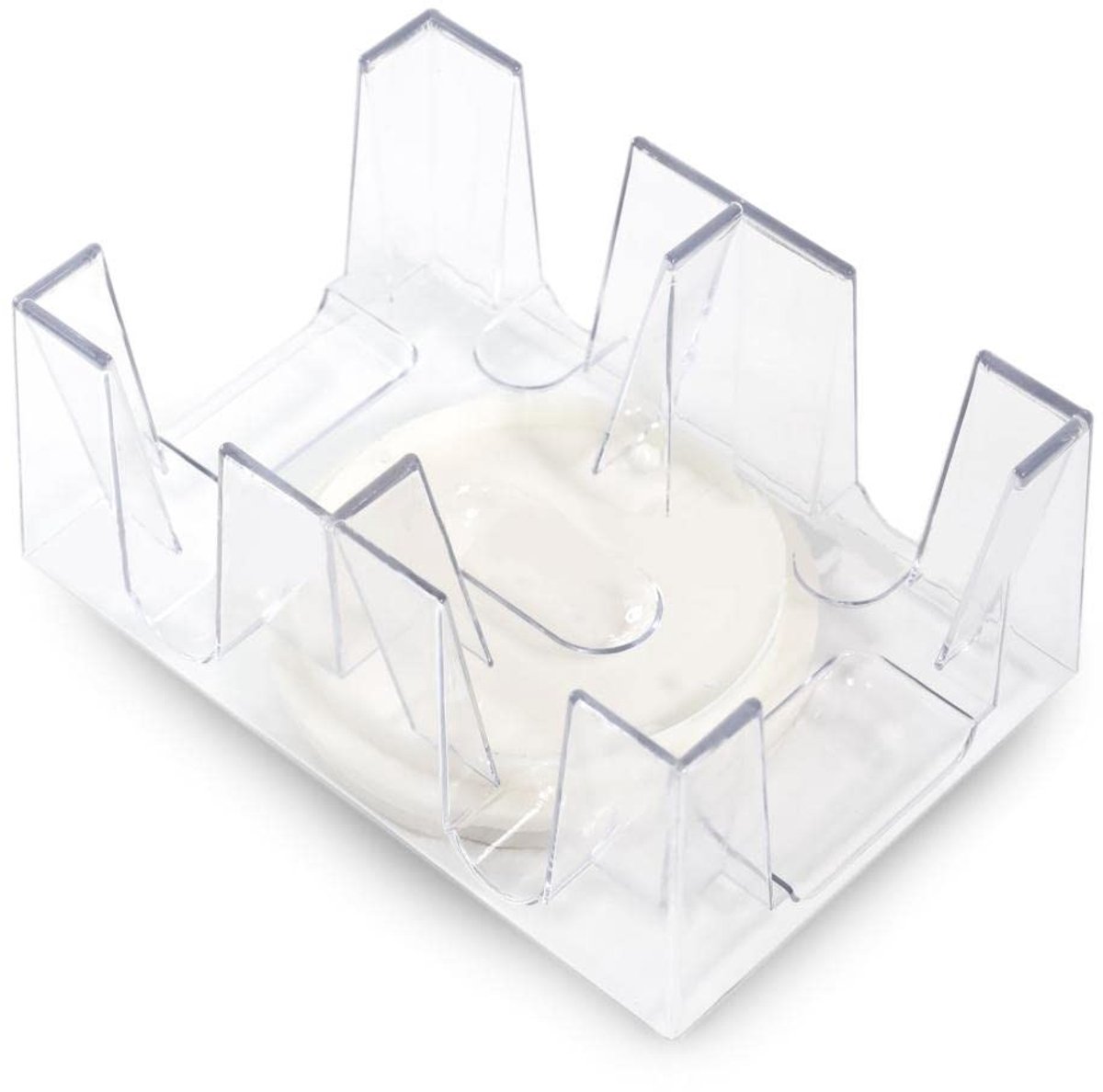 Duidelijke Spelkaarthouder - Rotating Card Tray voor 2 en 6 Decks