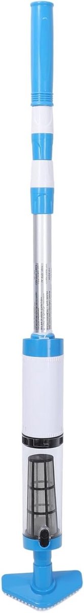 Draadloze Oplaadbare Zwembadstofzuiger 3-in-1 met 3 Vervangbare Koppen voor Zand en Puin, IPX7 Waterdicht en 1,5 Uur Accuduur