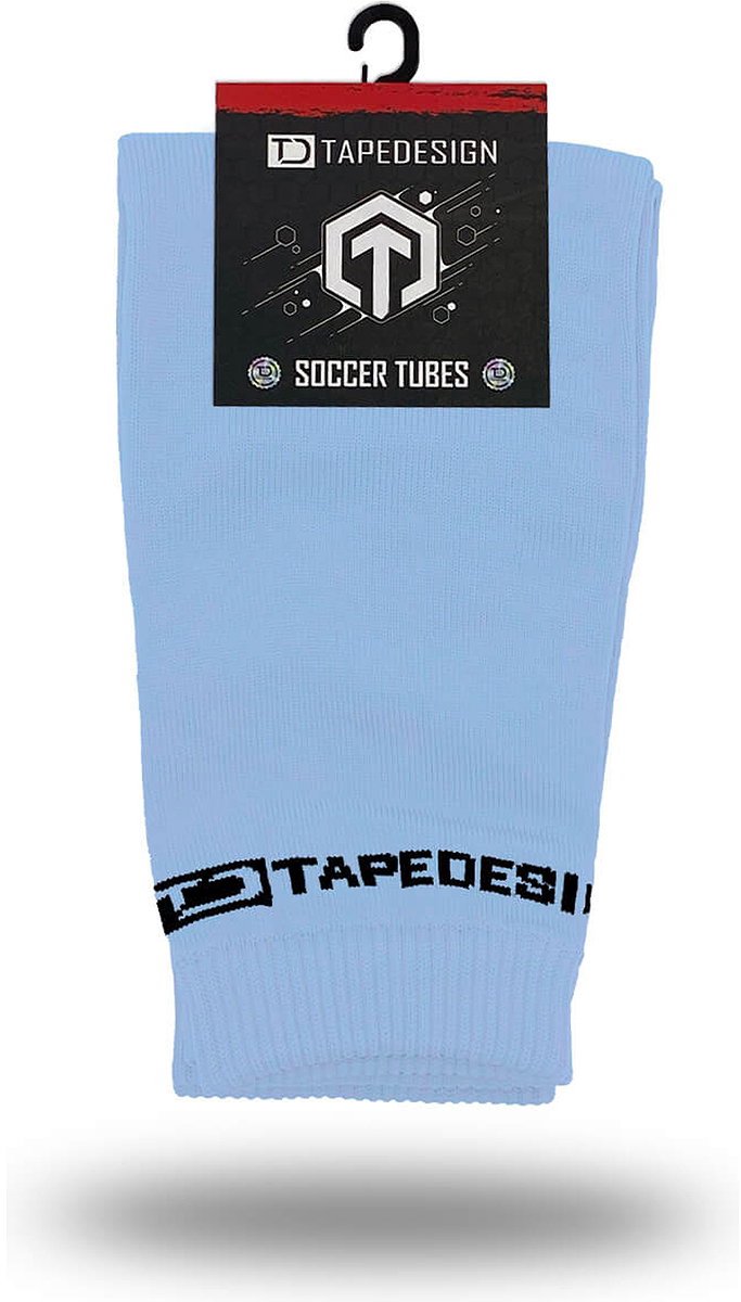 Tapedesign Tubes Voetbalkousen Voetloos - Hemelsblauw | Maat: ONE SIZE