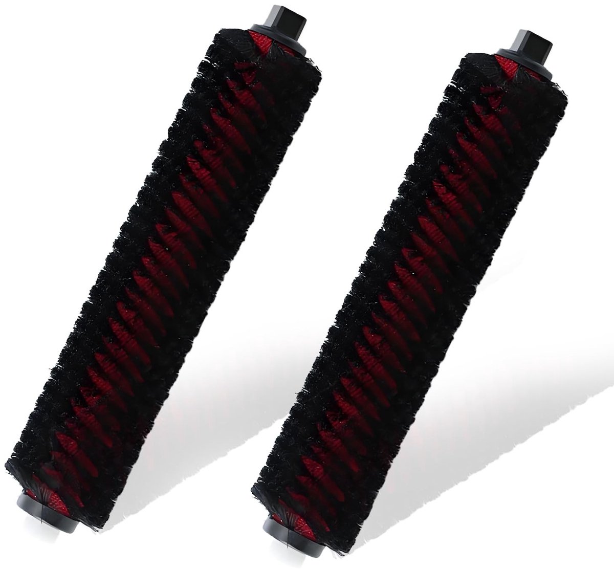 Dailygoods- Reinigingsborstel 2 Stuks - Zelfreinigende Hoofdborstel - Compatibel met Roborock S8/S7 - 500 tpm - Zachte Wasbare Borstelharen - Hoge Dichtheid - Stofzuigerborstel