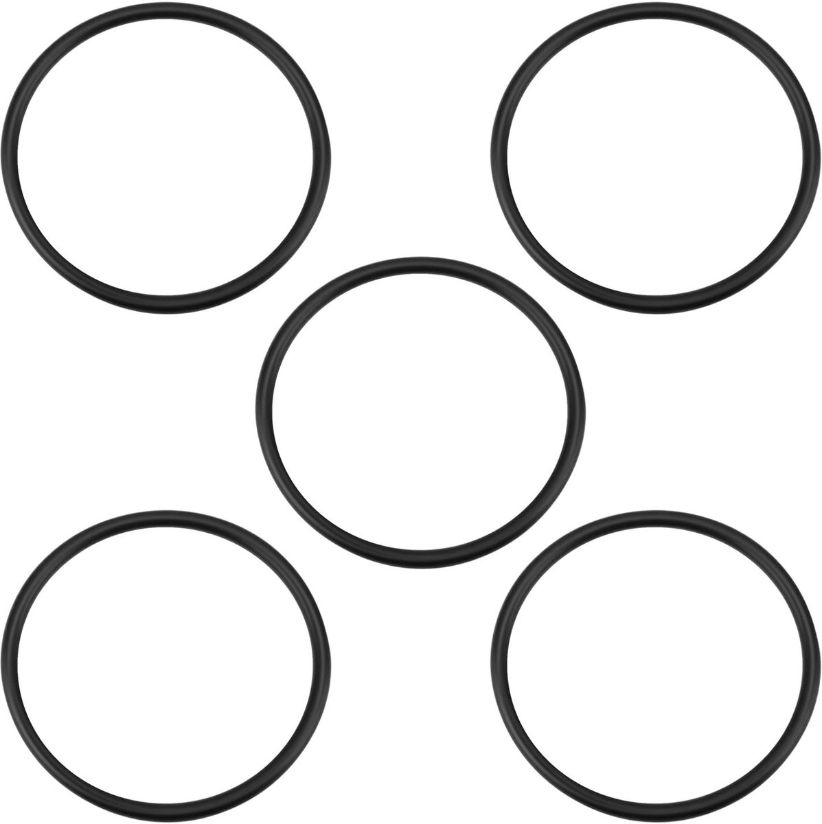 Dailygoods- O-ring 5 Stuks - Buitendiameter 70mm - Draaddiameter 4mm - Nitril Materiaal - Temperatuurbestendig 100-120°C - Compatibel met Paslode IM350 - Afdichtring