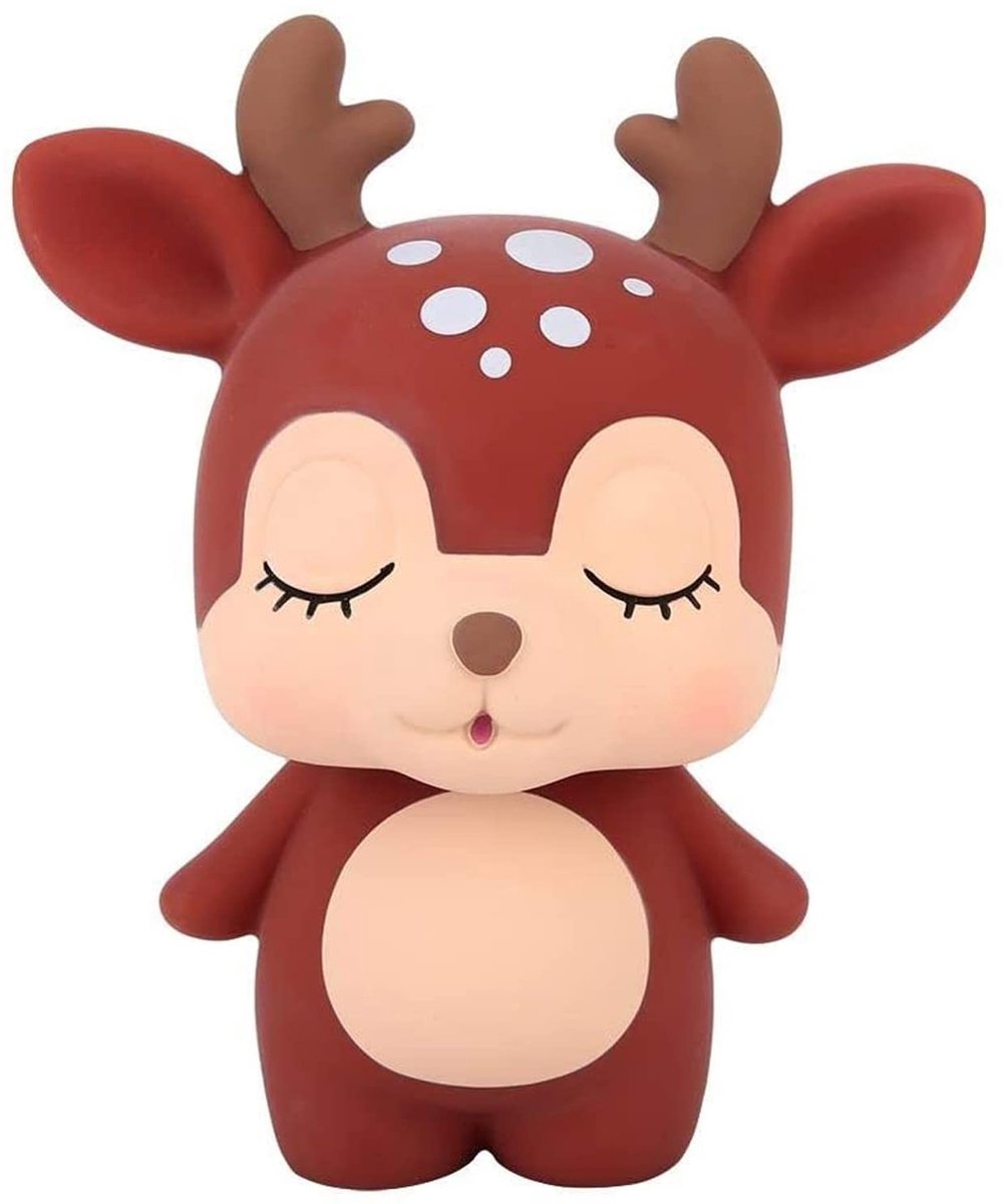 Dailygoods- Spaarpot Hoge Capaciteit - Spaarvarken - Schattige Herten - Kamerdecoratie - Beste Cadeau voor Kinderen - Stimuleert Sparen - Geldbox