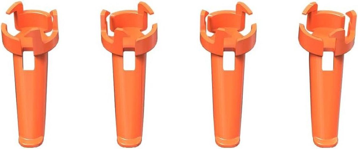 Drone Landingsgestel - Verhoging Statief - Veilige Landingen - Beschermt Romp - 3.5 x 3 x 17 cm - Oranje