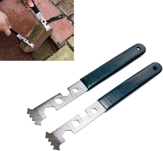 Bestratingsgereedschap set - Steenverwijderaar - Terras Onderhoud - Inclusief inbussleutel - 30 cm lang - Zilver van Bestratingsgereedschap — afbeelding 5