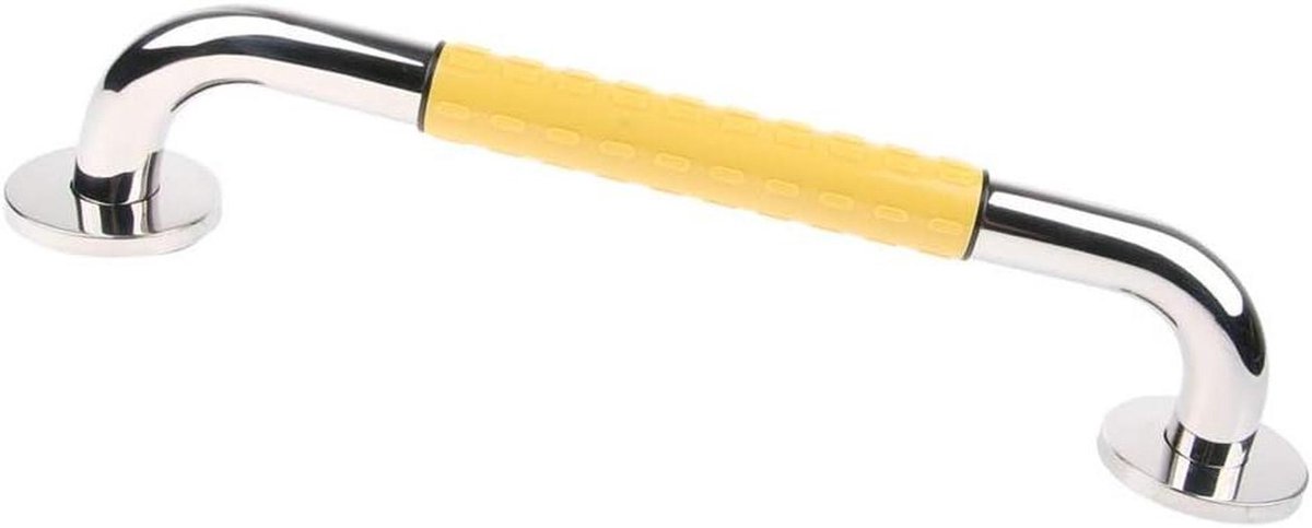 Badhandgreep Douchehandgreep - Wandgreep Leuning - Veiligheid Thuis - Anti-slip Nylon - 40 cm - Geel