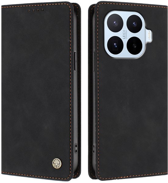 Étui Coverup - Convient pour Xiaomi 17T Pro - Étui livre classique Coverup - Noir