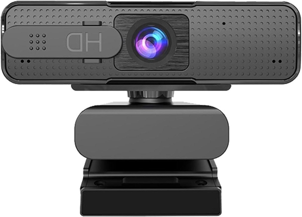 Webcam Full HD - USB Camera Computer - Videoconferenties - AF Autofocus Lens - 1920x1080 - Zwart
