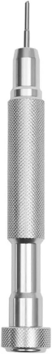 Schroevendraaierset - Horlogemaker Gereedschap - Horlogeband Afstellen - Ergonomische T-greep - 1.2-1.6 mm - Zilverkleurig