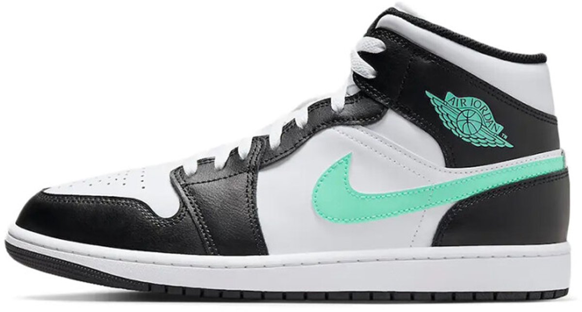 Nike Air Jordan 1 Mid ” Glow” Sneakers Mannen – / Glow Wit