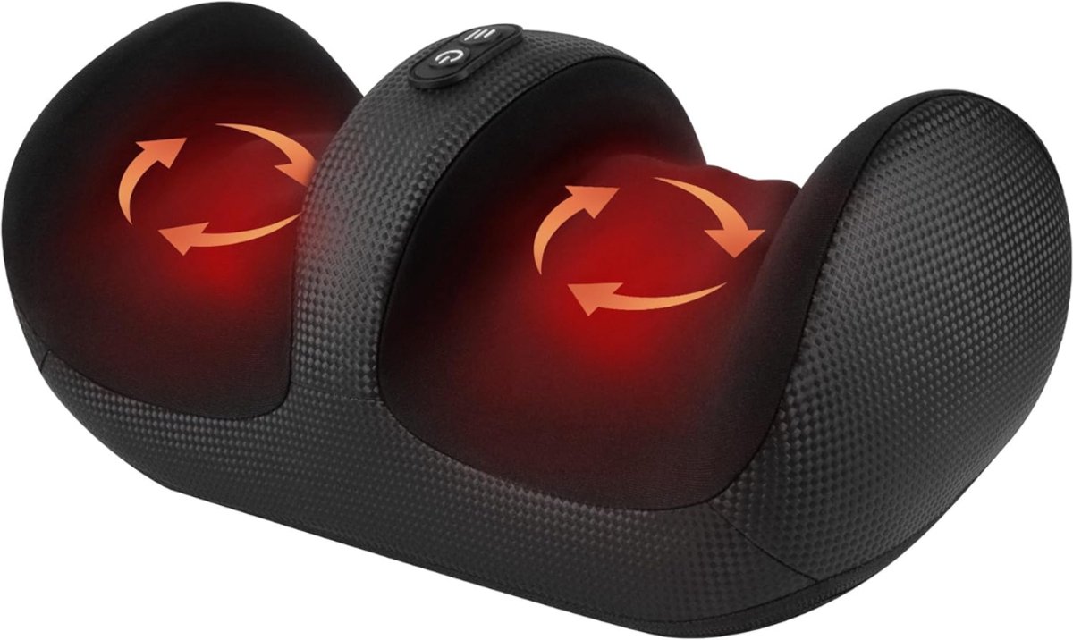 KAD® Voetmassage Apparaat - Elektrisch Voetmassage Apparaat- Stimuleert Bloedsomloop - Grijs - 14cm x 11cm x 20cm
