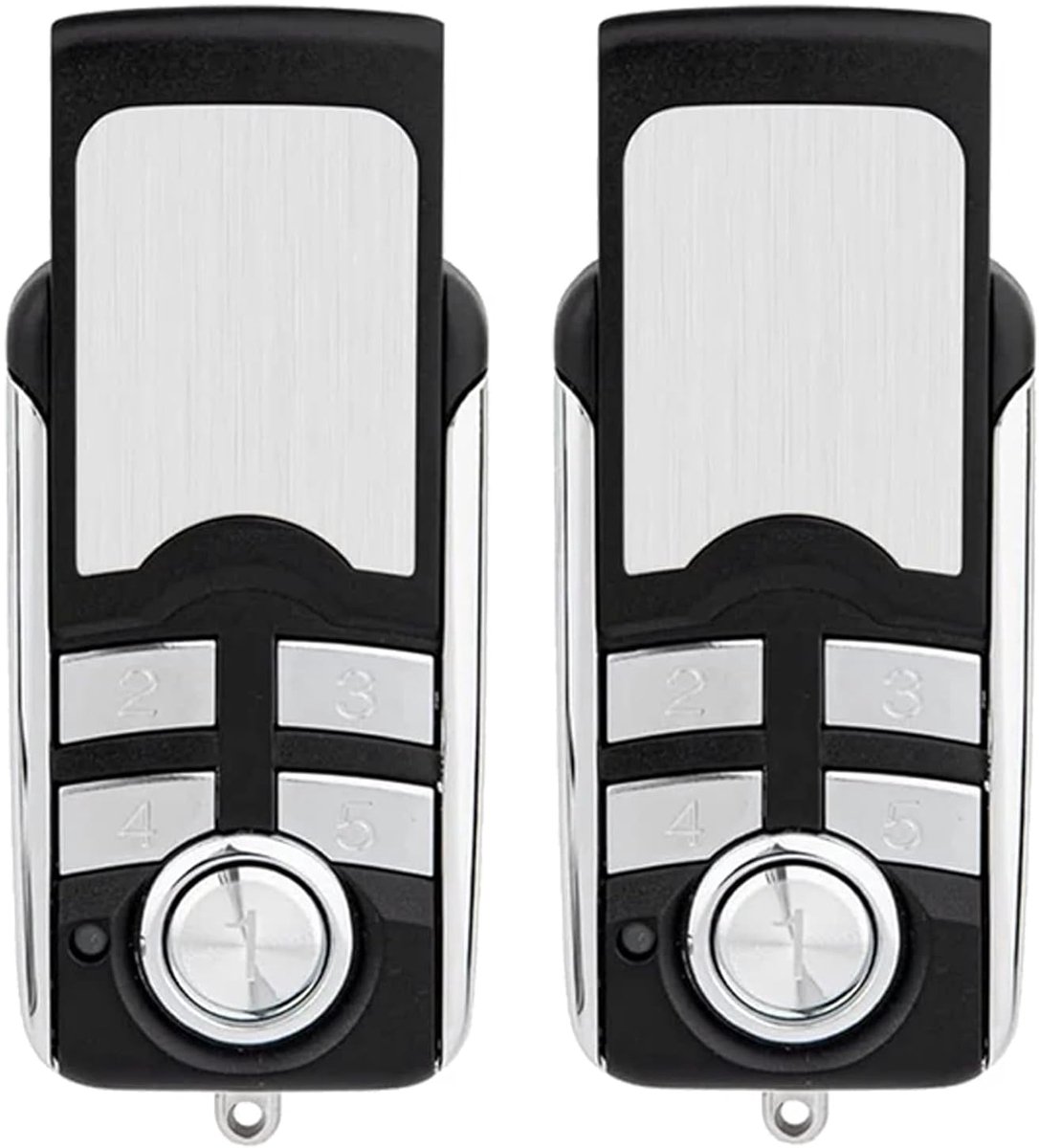 Set van 2 handzenders Geschikt voor garagedeuren, Geschikt voorHörmann 868MHz Bisecur BS garagedeurafstandsbedieningen en met de Hörmann BS Bisecur HSE1 HSE2 HSE4-868-BS, HS1 HS4 HS5 HSS4 HSP4 HSD2-868-BS handzenders.