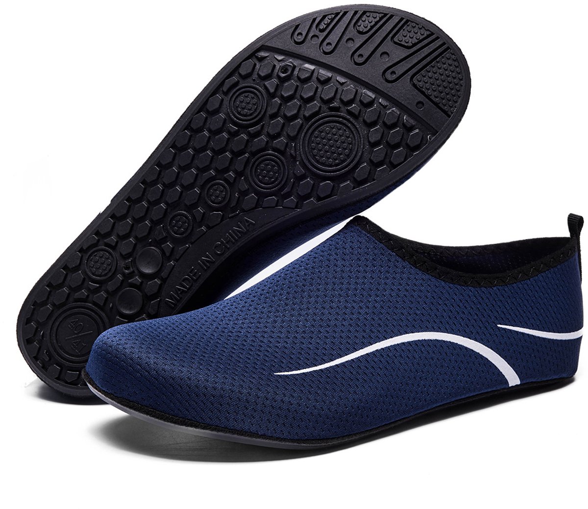 Unisex waterschoenen – Zwem-, watersport- & strandschoenen – Sneldrogend – Schoenen voor surfen & duiken – Lichtgewicht – Neopreen materiaal – Maat: EU 46-47