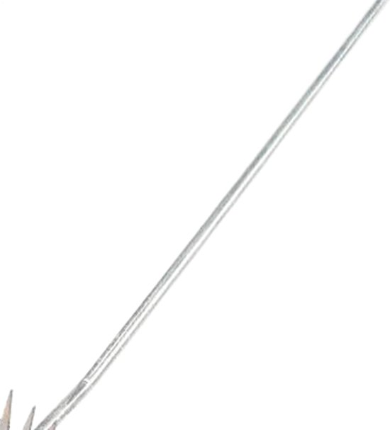 Grastrekker gereedschap - Tuin graaf tool - Onkruid verwijderen - Roestvrij staal - 23.8 x 20.3 cm - Zilver — afbeelding 5