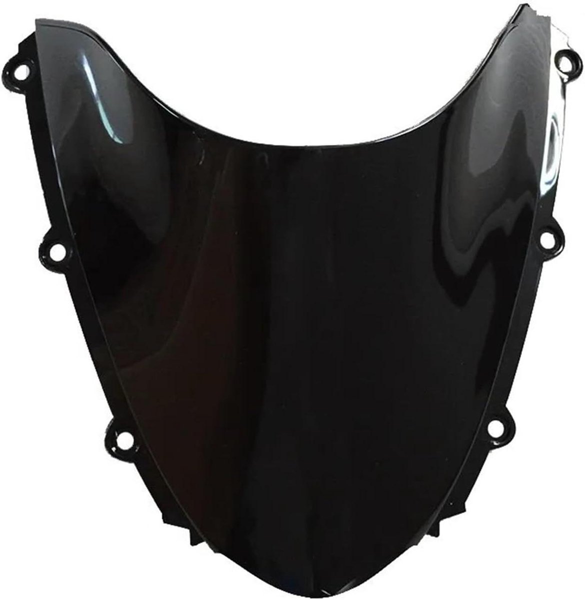Motorfiets Voorruit - Windscherm Deflector - Comfortabel Rijden - Dubbele Bubble Design - 250 g - Transparant
