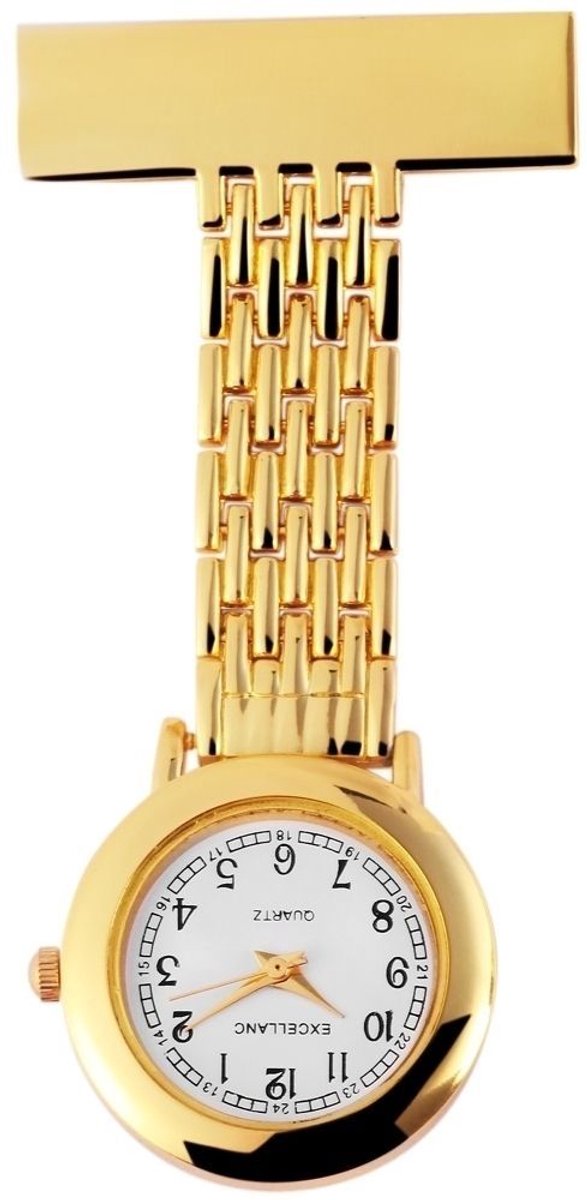 EXCELLANC Excellanc Unisex Polshorloge EX0240 Excellanc verpleegsterhorloge met metalen band
