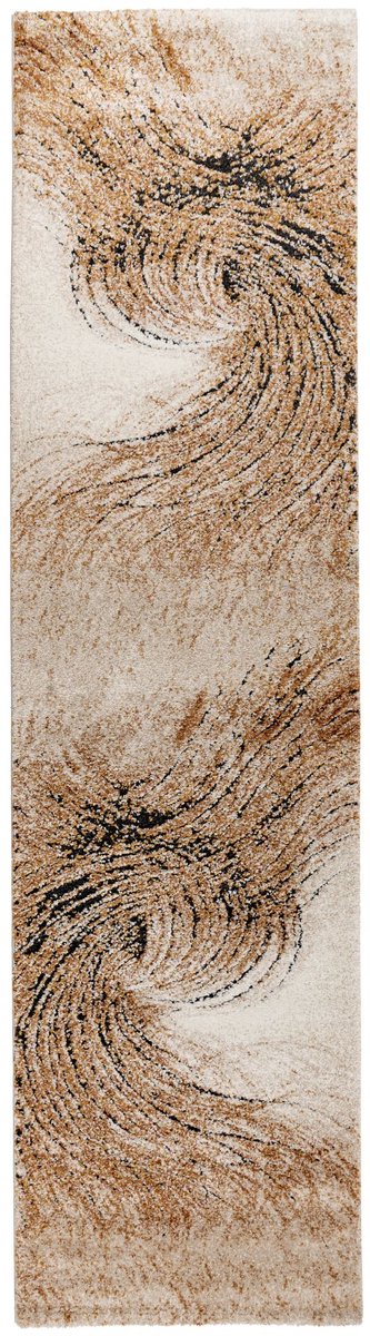 Vloerkleed Bologna 462 terra – 80 x 300 cm – polypropyleen & polyester, machinegeweven