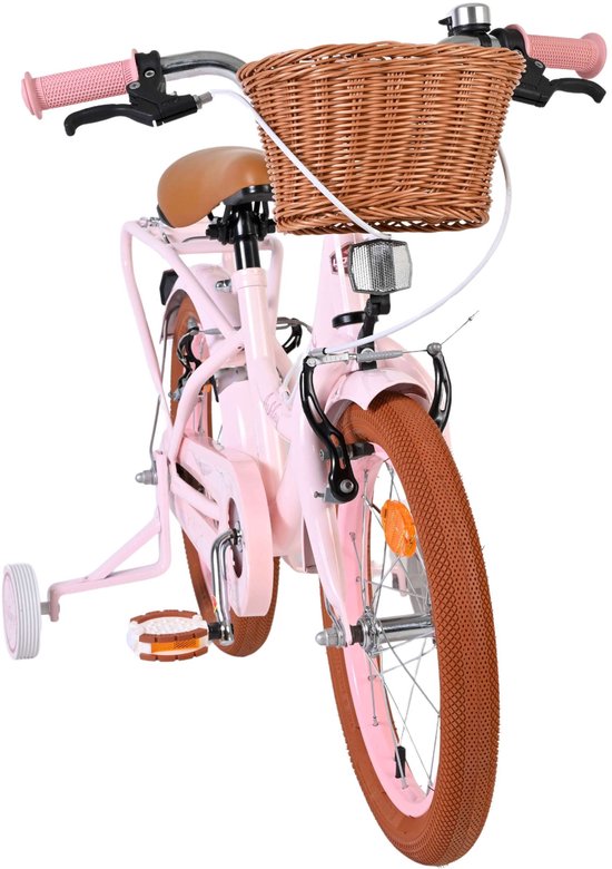 Volare Ashley Kinderfiets - Meisjes - 16 inch - Roze - Twee Handremmen — afbeelding 2