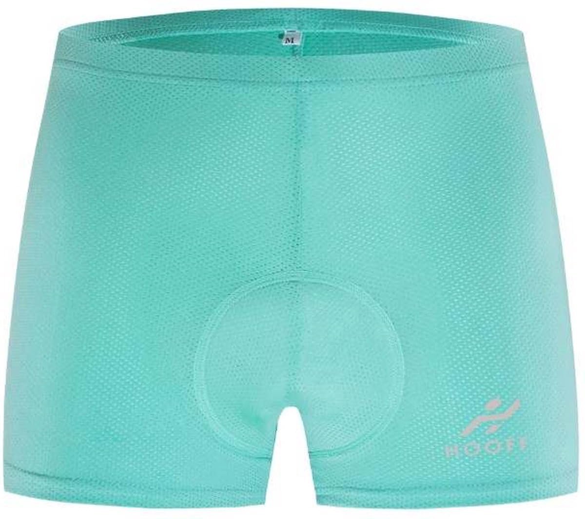 Okado Fietsonderbroek met Zeem Unisex – Comfortabel Fietsondergoed voor Dames en Heren – Ademend en Sneldrogend – Mint – Maat S