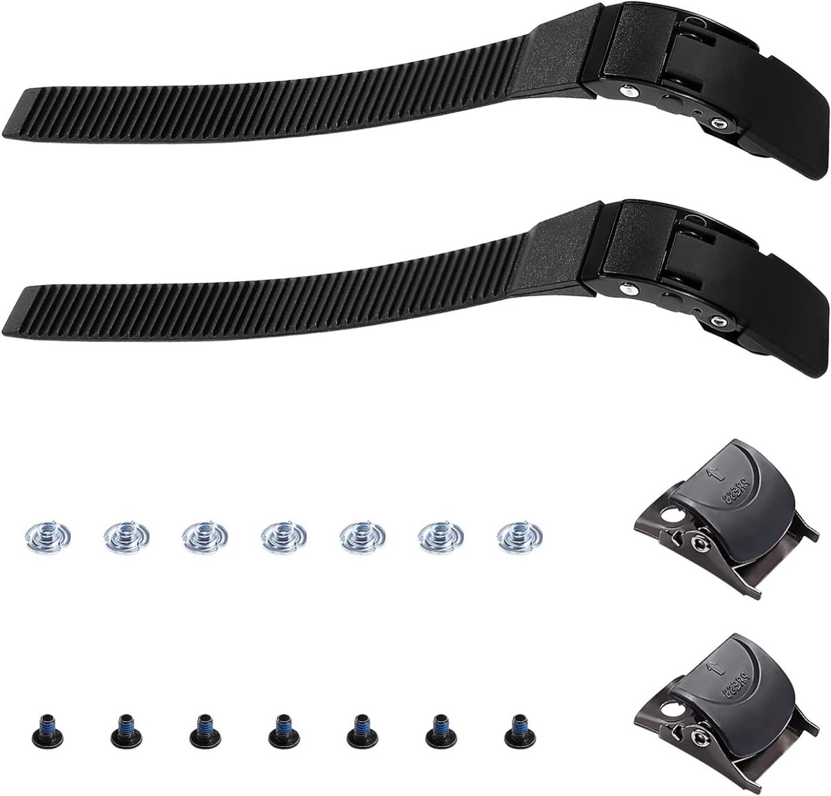 Universele Verstelbare Skate Straps voor Inline Skates Vervangingsset met Beugels en Schroeven Ideaal voor Roller Skate Schoenen