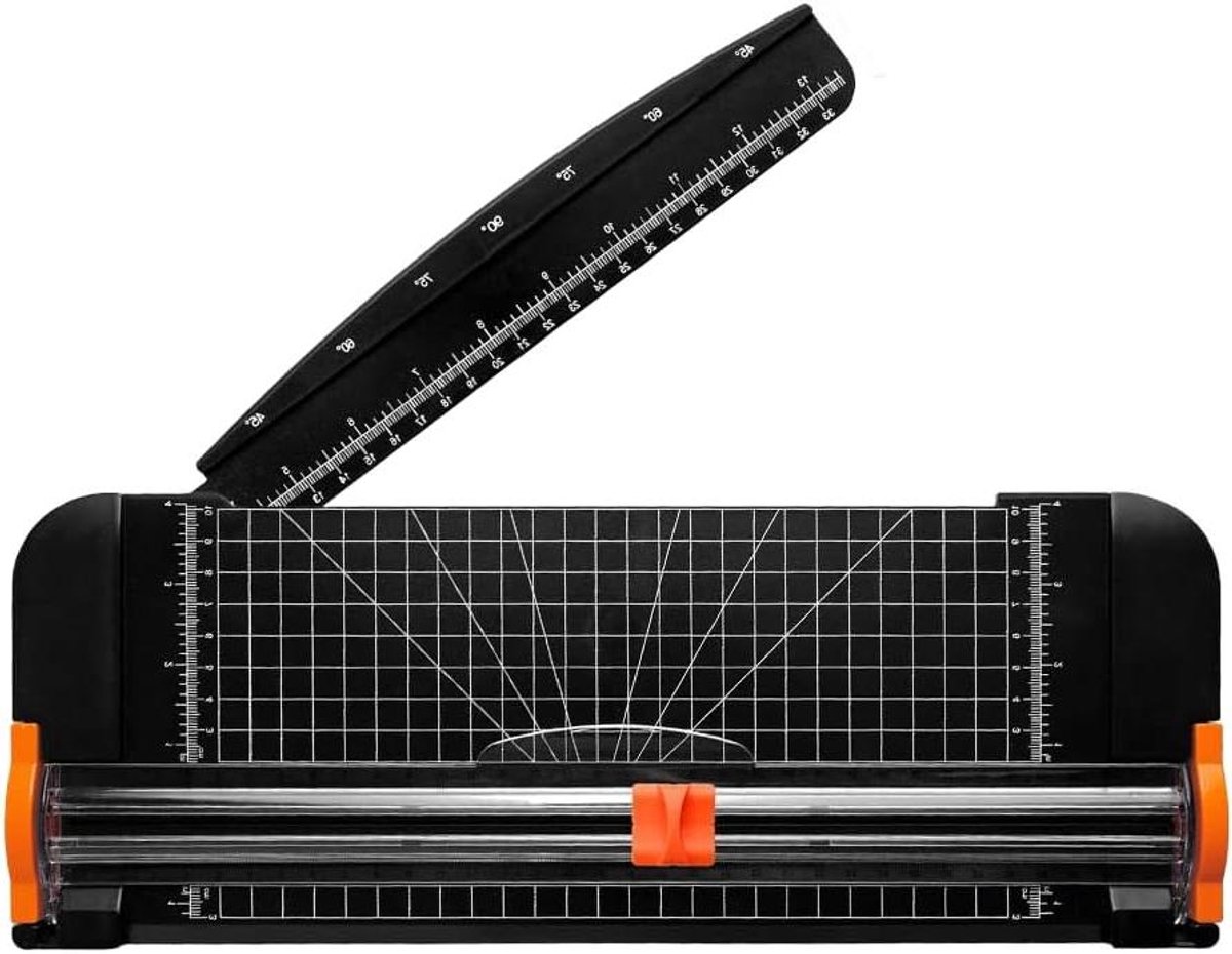 Papieren Snijder - Papier Trimmer - Hobby Projecten - Nauwkeurige Snede - A4 Formaat - Zwart