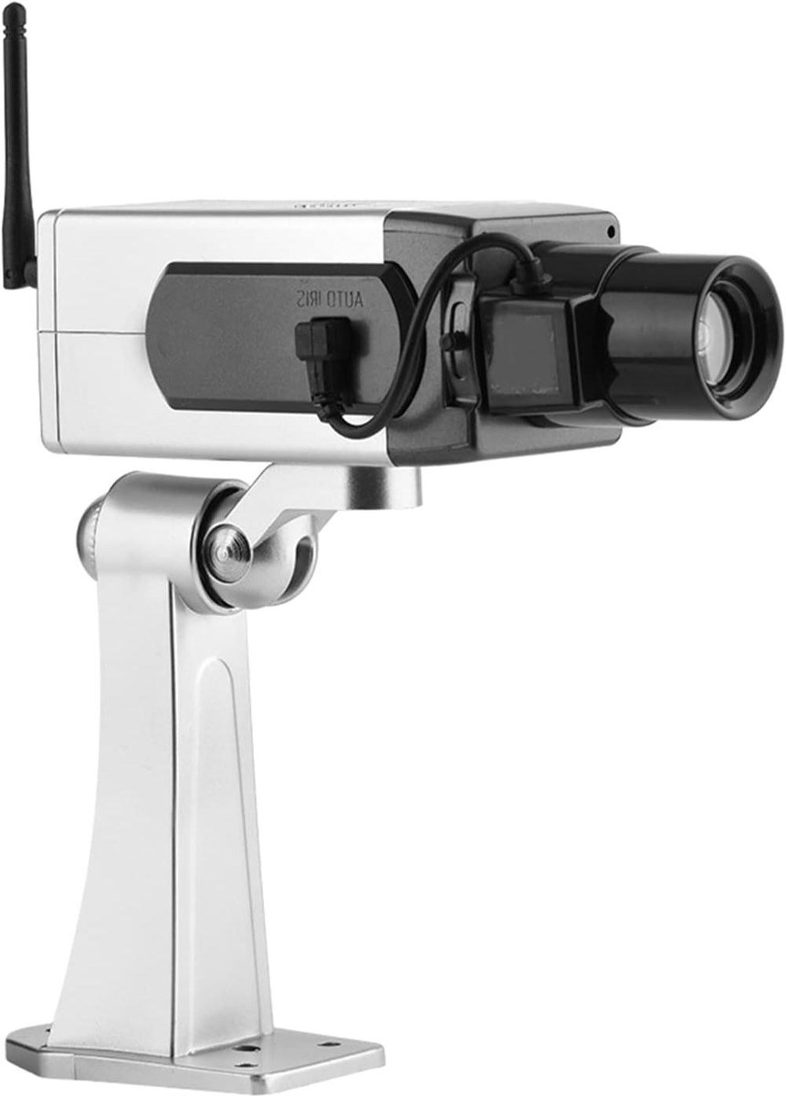 Nep Beveiligingscamera - Dummy Camera - Afschrikken Indringers - Automatische Rotatie - Binnen Buiten - Zwart