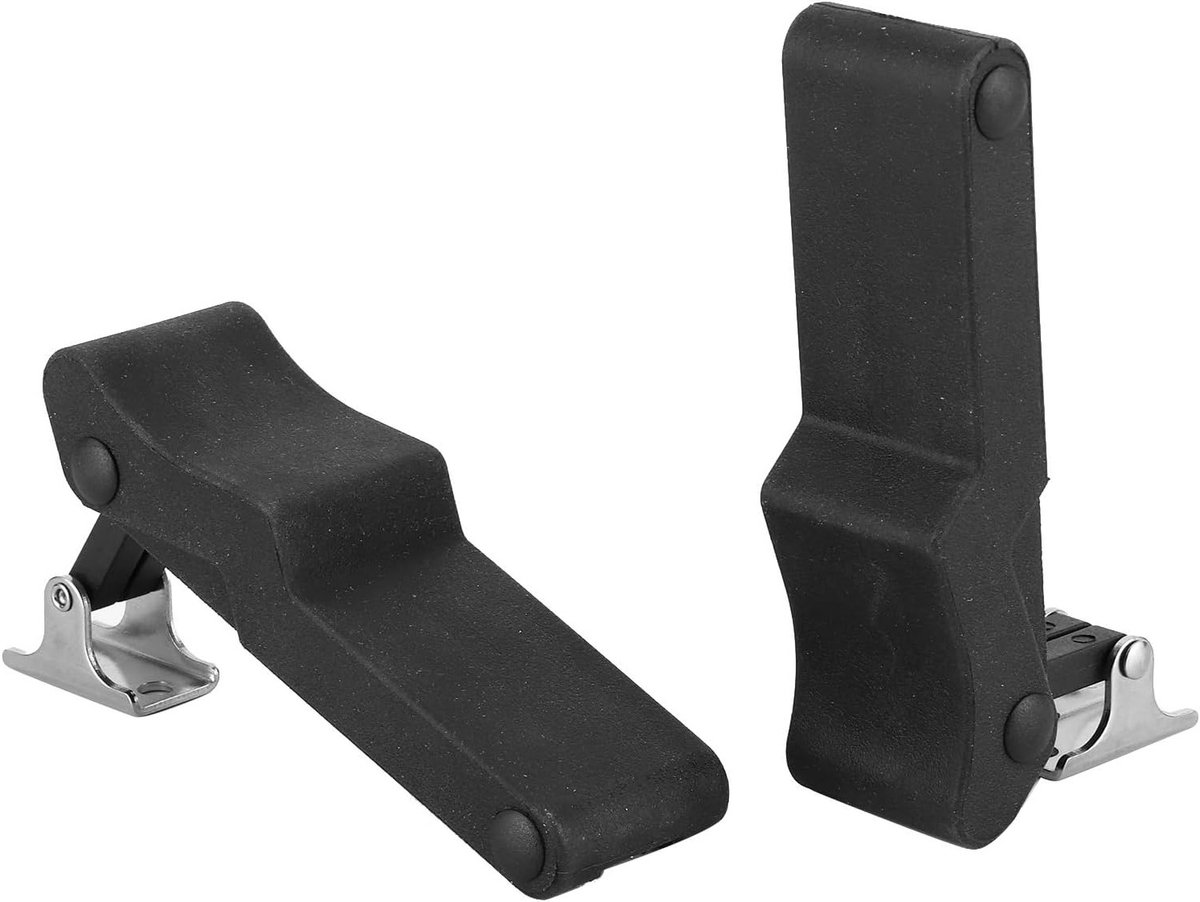 Compacte rubberen sluiting, 2-pack, ideaal voor koelkast, bootvak en oplaaddoos, eenvoudige installatie en veelzijdig gebruik