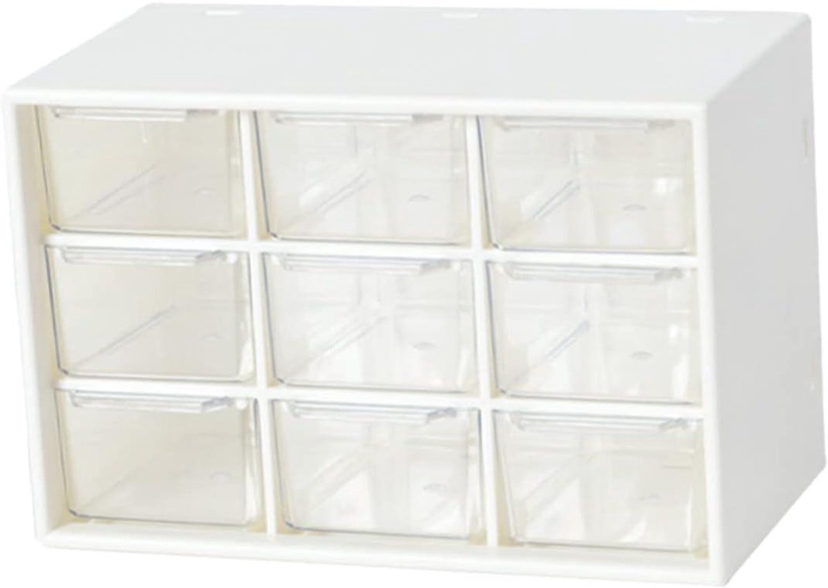Make-up Organizer - Cosmetica Lades - Bureau Opruimen - Soepel Openende Lades - 98 x 12 x 98 cm - Beige