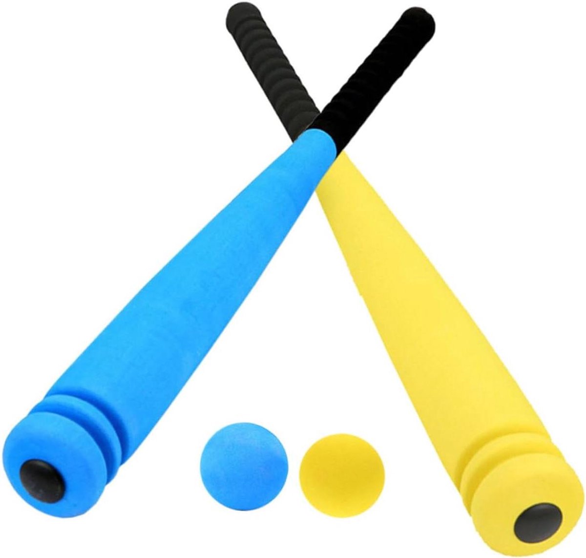 Honkbalknuppels Kinderen - Schuim Knotsen - Buiten Spelen - Veilig Schuim Materiaal - 54 cm Lengte - Diverse Kleuren
