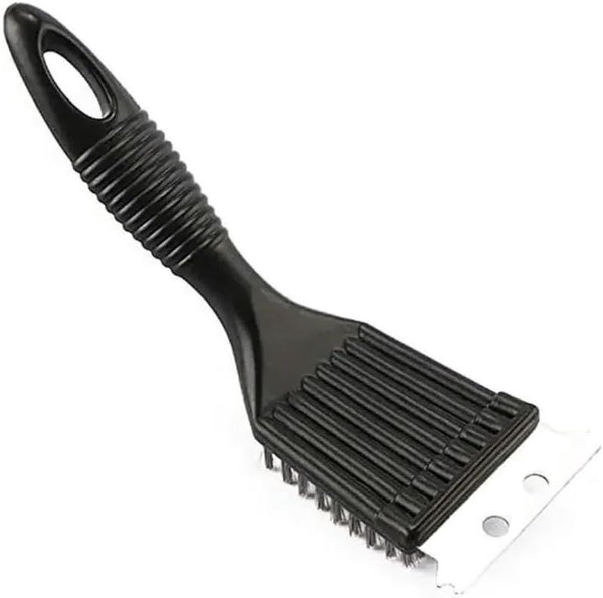 Grill Borstel - BBQ Schoonmaker - Grill Reinigen - Hittebestendige Borstels - 20.5 cm - Zwart