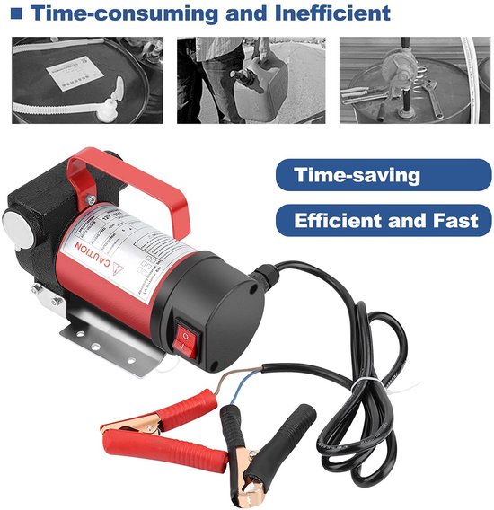 Store_7 - Diesel Transferpomp - Elektrische Brandstofpomp - Voor Auto en Truck - 12V - Brandstofoverdracht - Krachtig en Betrouwbaar - Geschikt voo... van Merkloos — afbeelding 3