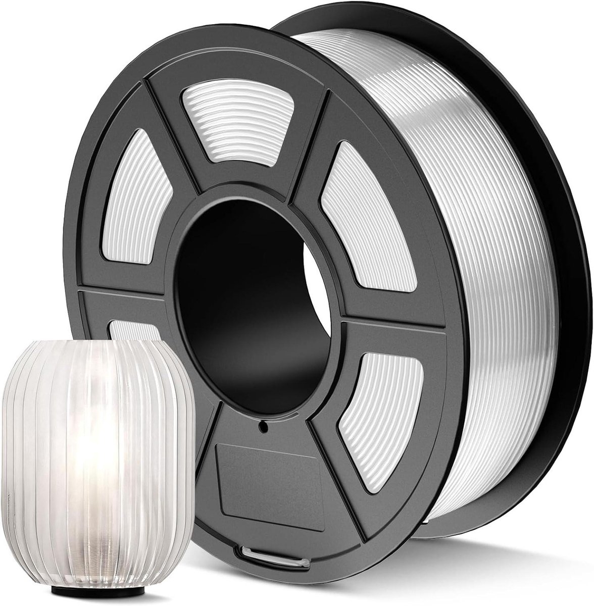 3D Printer Filament - PETG Materiaal - Modelbouw Printen - Hoge Taaiheid - 1.1kg 1.75mm - Transparant