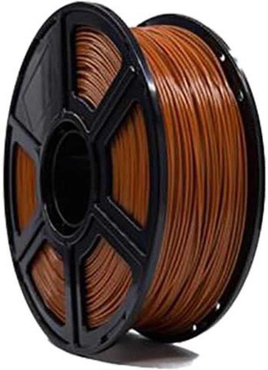 3D Print Materiaal - PLA Filament - Modellen Creëren - Standaard Diameter - 1 kg - Bruin