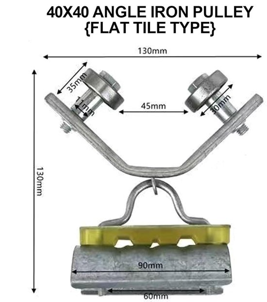 Hijskraan Loopwiel - Hijsring Ophangsysteem - Zwaar Materiaal Verplaatsen - Flexibele Montage - 299 gram - Metaal — afbeelding 5