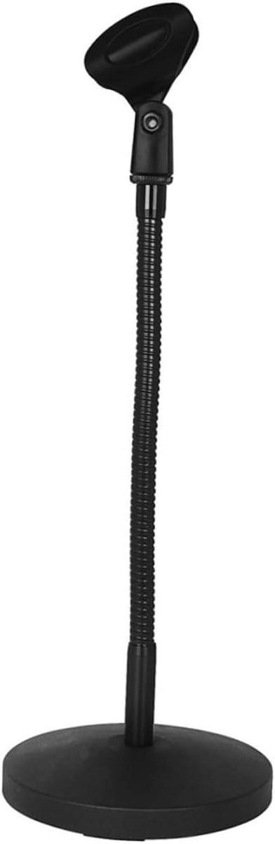 Microfoonstandaard - Microfoonarm - Opnemen en Presenteren - Verstelbare Hoek - 40 cm Hoogte - Zwart