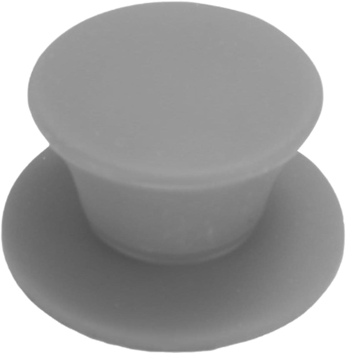 Pannendeksel Greep - Reserveknop - Veilig Koken - Hittebestendig Siliconen - 6.5 x 5.8 cm - Grijs