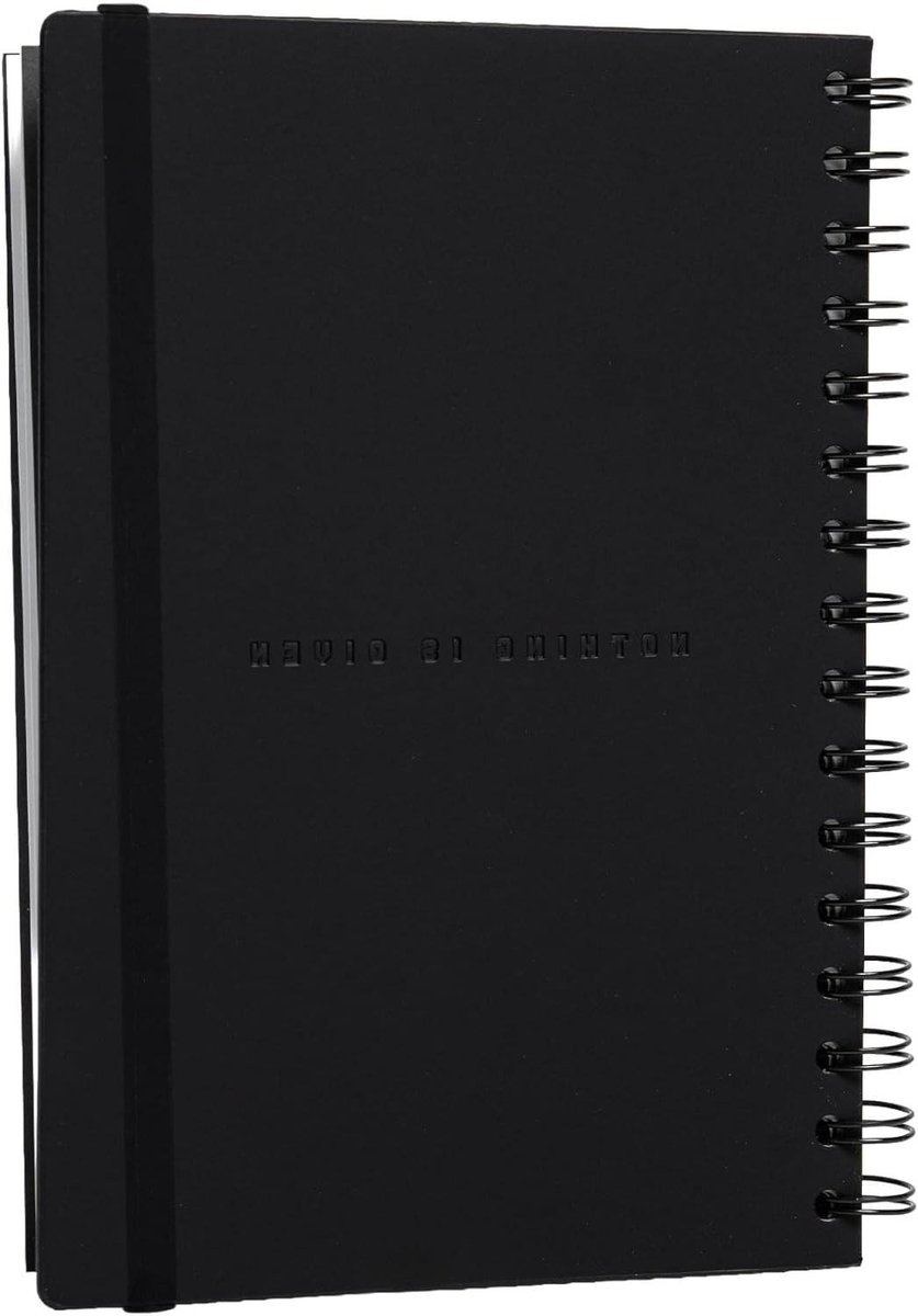 Trainingsdagboek - Fitnessplanner - Voortgang Bijhouden - Stevige A5 Hoes - A5 Formaat - Zwart