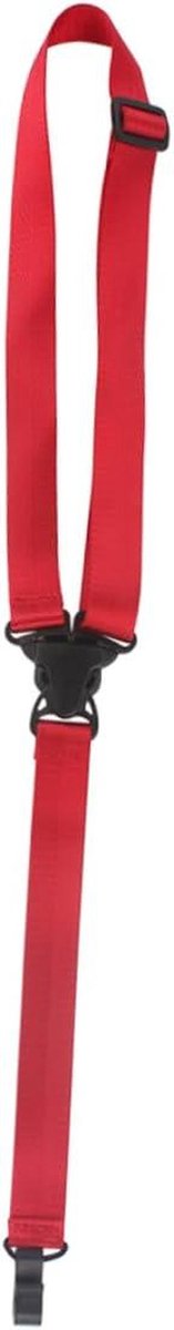 Ukulele Band - Schouderband Instrument - Muziek Spelen - Verstelbaar Vouwbaar - 73 cm - Rood