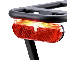 Fiets Achterlicht - Dynamo Verlichting - Veilig Fietsen - Met Remlicht - Compact Ontwerp - Rood