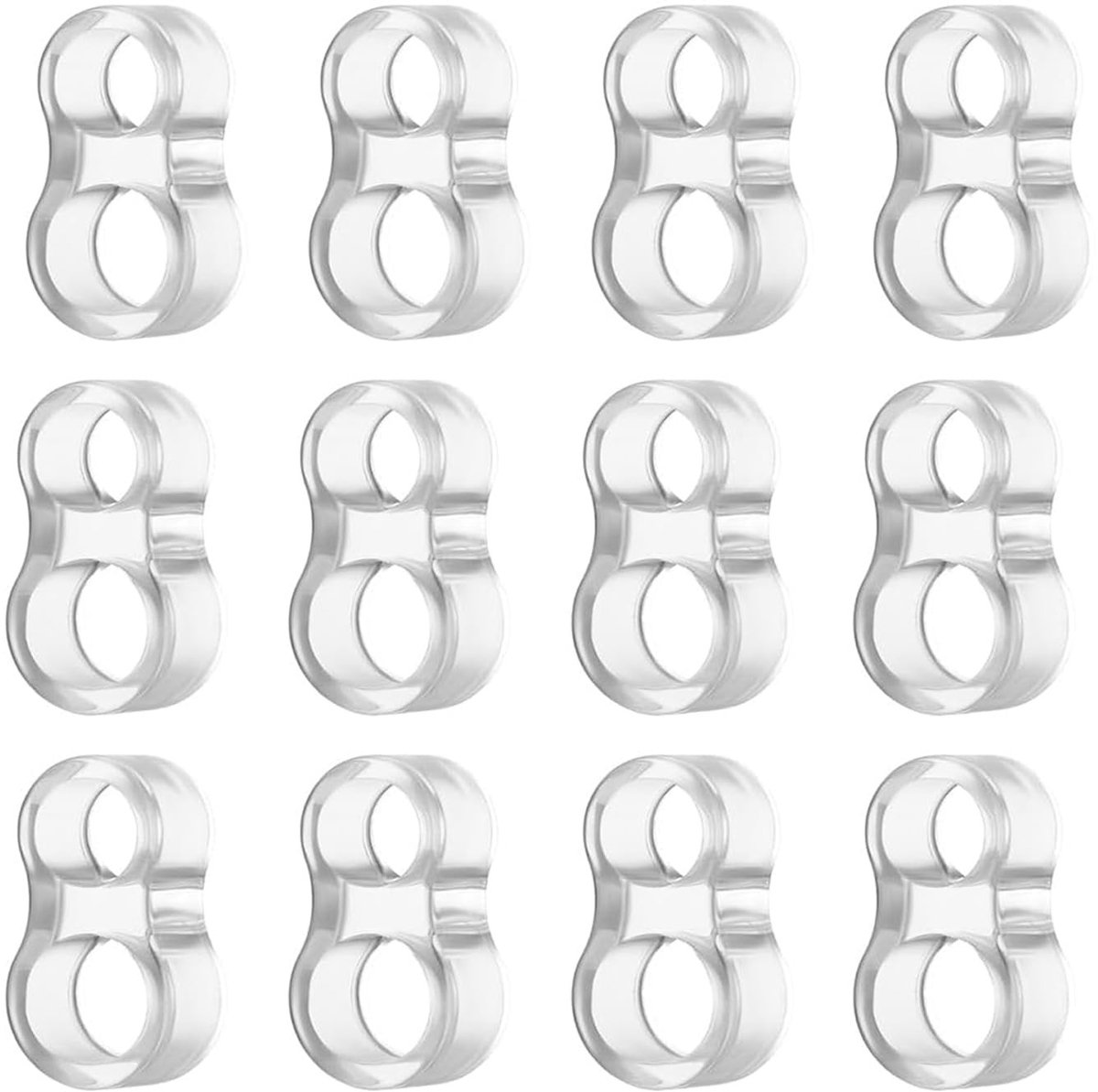 ONF3 - Deurstoppers - Transparante PVC Beschermkappen - Voor Deuren in Badkamer en Slaapkamer - Kantoor en Keuken - Effectieve Bescherming - Mak...
