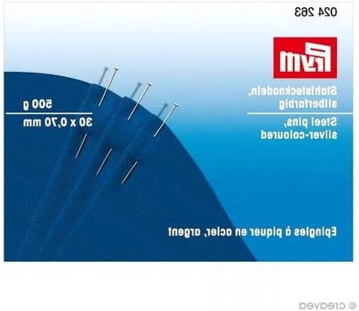 Stalen Pinnen - Naaipennen - Kleding Maken - Taps toelopende Tips - 500 gram - Zilver