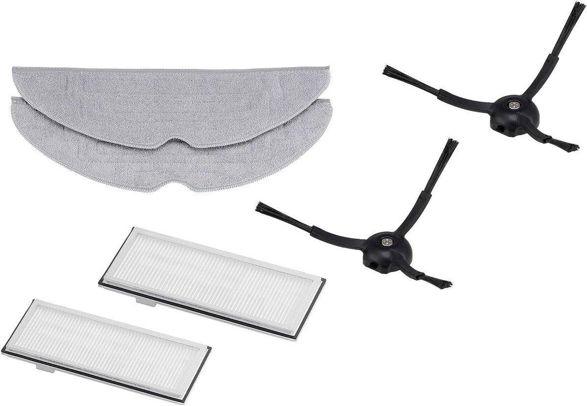 Robotstofzuiger Onderdelen - Accessoires Kit - Stofzuiger Onderhoud - Compleet Vervangingspakket - 1 Set - Wit